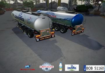 Trailer Cristaline Candia version 1.0.0.0 for Farming Simulator 2019 (v1.3.х)
