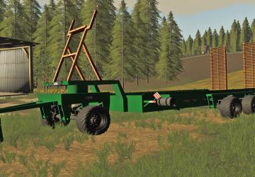 Trailer For Sugar Cane Harvester version 1.0.0.0 for Farming Simulator 2019 (v1.7.x)