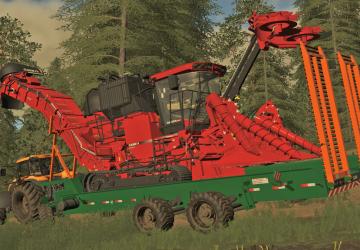 Trailer For Sugar Cane Harvester version 1.0.0.0 for Farming Simulator 2019 (v1.7.x)