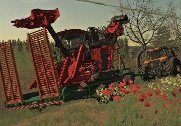 Trailer For Sugar Cane Harvester version 1.0.0.0 for Farming Simulator 2019 (v1.7.x)