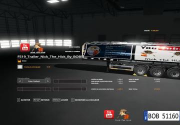 Trailer Nick The Hick By BOB51160 version 1.0.0.5 for Farming Simulator 2019 (v1.3.х)