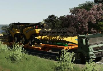 Transport Trailer 25M version 1.1.0.0 for Farming Simulator 2019 (v1.7.x)