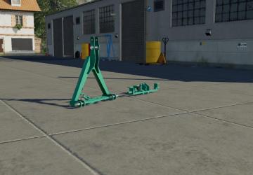 Triangle and Hitch for HTZ Tractors version 1.0.0.0 for Farming Simulator 2019 (v1.7.10)