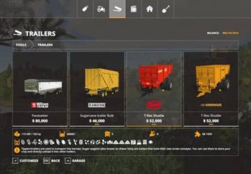 Trex Shuttle Bulk version 1.0.0.0 for Farming Simulator 2019