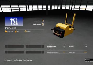 TSLFlexiLift Fur Ihre Logistik version 2.0 for Farming Simulator 2019 (v1.5.1.0)