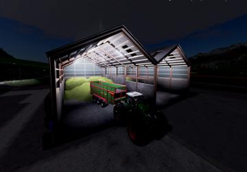 Twin Silage Shed version 1.0.0.0 for Farming Simulator 2019 (v1.7.x)
