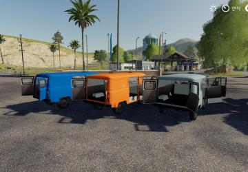 UAZ-3741 version 2.0 for Farming Simulator 2019 (v1.6.0.0)