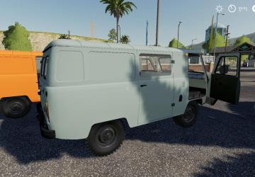 UAZ-3741 version 2.0 for Farming Simulator 2019 (v1.6.0.0)