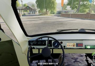UAZ-3741 version 2.0 for Farming Simulator 2019 (v1.6.0.0)