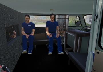 UAZ 3741 Police version 2.0 for Farming Simulator 2019 (v1.6)