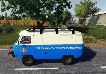 UAZ-3741 Service version 1.0.0.0 for Farming Simulator 2019 (v1.3.х)