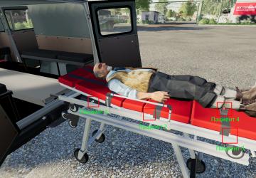 UAZ 3741 Ambulance version 2.0 for Farming Simulator 2019 (v1.6)