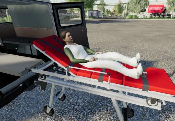 UAZ 3741 Ambulance version 2.0 for Farming Simulator 2019 (v1.6)