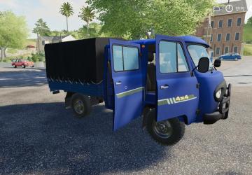 UAZ 39094 Farmer version 1.0 for Farming Simulator 2019 (v1.5.1.0)