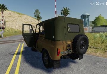 UAZ 469 version 2.0 for Farming Simulator 2019 (v1.5.1.0)