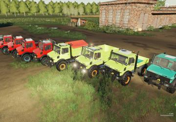 Unimog U1200, U1400, U1600 version 1.0 for Farming Simulator 2019 (v1.5.1.0)