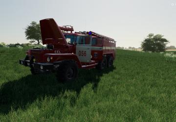 Ural 43202 Firefighter version 1.1 for Farming Simulator 2019 (v1.6)