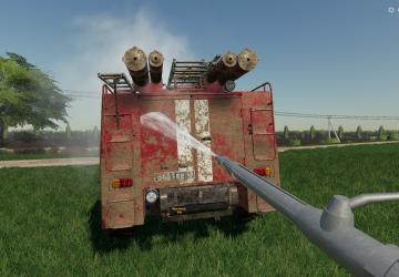 Ural 43202 Firefighter version 1.1 for Farming Simulator 2019 (v1.6)