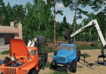 URAL 44202 With Manipulator version 1.7.0 for Farming Simulator 2019