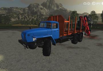 URAL Auto Loading with Manipulator - Conversion v1.0 for Farming Simulator 2019 (v1.7.1.0)