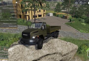 URAL NEXT 6x6 Side Panel version 1.0.0.0 for Farming Simulator 2019 (v1.7.1)