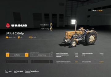 URSUS 360 3P Orange version 1.0 for Farming Simulator 2019 (v1.3.0.1)