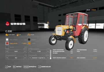 Ursus C330/M W.I.P. TEST version 0.95 for Farming Simulator 2019