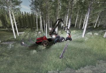 Valmet 931 Harvester version 1.0.0.0 for Farming Simulator 2019 (v1.7.x)