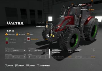 Valtra T Series version 1.0 for Farming Simulator 2019 (v1.5.1.0)