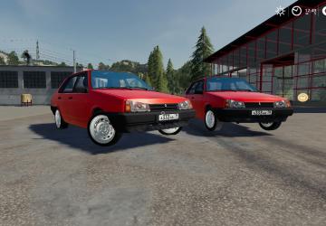 VAZ-21099 version 1.0.0.1 for Farming Simulator 2019 (v1.7.1.0)