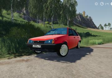 VAZ-21099 version 1.0.0.1 for Farming Simulator 2019 (v1.7.1.0)