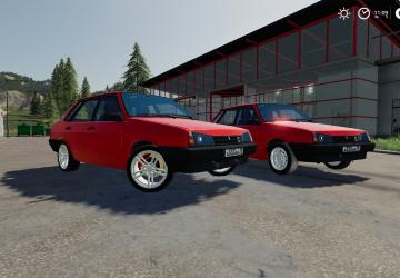 VAZ-21099 version 1.0.0.1 for Farming Simulator 2019 (v1.7.1.0)