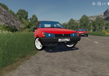 VAZ-21099 version 1.0.0.1 for Farming Simulator 2019 (v1.7.1.0)