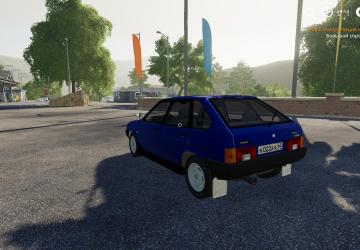 VAZ 2109 Stock version 2.0 for Farming Simulator 2019 (v1.5.1.0)