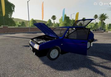 VAZ 2109 Stock version 2.0 for Farming Simulator 2019 (v1.5.1.0)