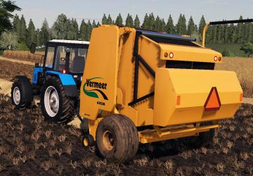 Vermeer 605M/605N version 1.0 for Farming Simulator 2019 (v1.6.0.0)