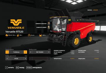 Versatile RT520 version 1.0.0.0 for Farming Simulator 2019 (v1.5.x)