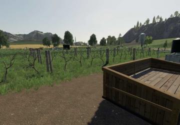 Vineyard version 1.0.0.0 for Farming Simulator 2019 (v1.4х)