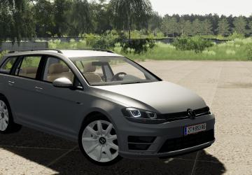 Volkswagen Golf R Variant version 1.0.0.0 for Farming Simulator 2019 (v1.7x)