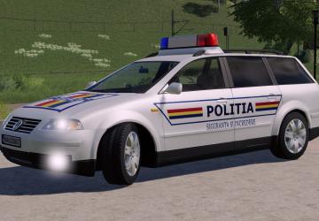 Volkswagen Passat Politia version 1.0.0.0 for Farming Simulator 2019 (v1.6.x)
