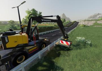 Volvo 150 Mower / TP Signs version 1.0 for Farming Simulator 2019 (v1.6.0.0)