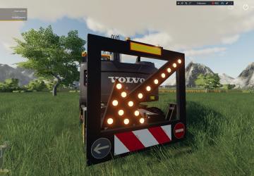 Volvo 150 Mower / TP Signs version 1.0 for Farming Simulator 2019 (v1.6.0.0)