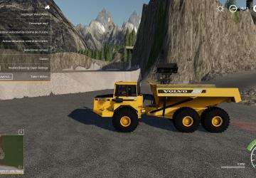 Volvo A25C version 1.0.0.0 for Farming Simulator 2019 (v1.5.х)