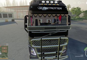 Volvo FH16 2019 woodchipstruck ponsse version 1.4 for Farming Simulator 2019 (v1.5.х)