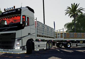 Volvo FH16 Aufbauten Pack version 1.2 for Farming Simulator 2019 (v1.4х)