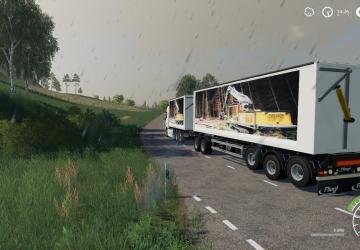 Volvo FH16 Woodchip And Trailer version 1.4 for Farming Simulator 2019 (v1.5.х)
