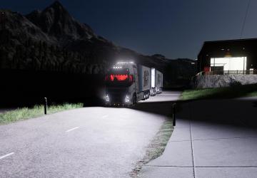 Volvo FH16 Woodchip And Trailer version 1.4 for Farming Simulator 2019 (v1.5.х)