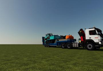 Volvo FMX 6x4 Grue version 1.1 for Farming Simulator 2019 (v1.5.1.0)