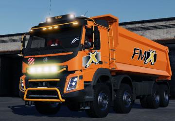 Volvo FMX 8x4 Hardox Tipper version 1.0 for Farming Simulator 2019 (v1.7.1.0)