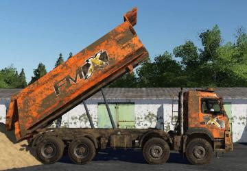 Volvo FMX 8x4 Hardox Tipper version 1.0 for Farming Simulator 2019 (v1.7.1.0)